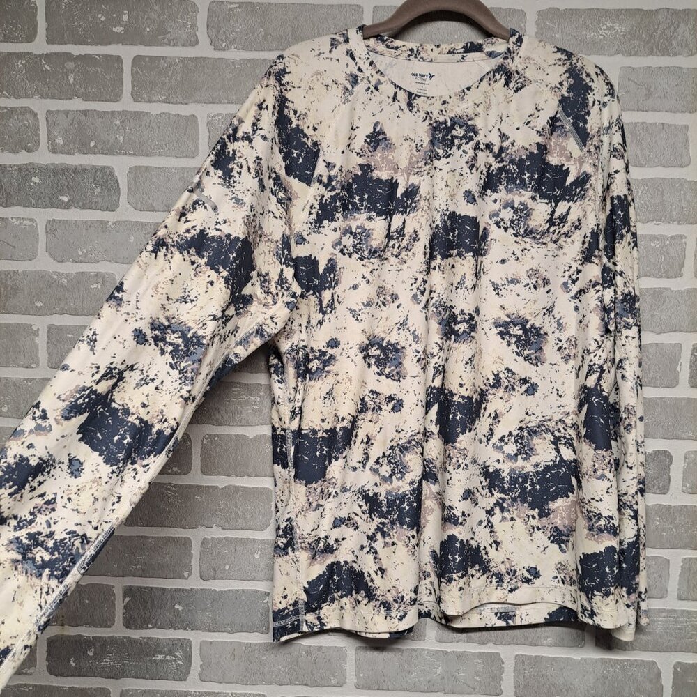 Old Navy Women Tie Dye Active Breathe On Go-Dry Cool Long Sleeve Shirt Large - Picture 4 of 10